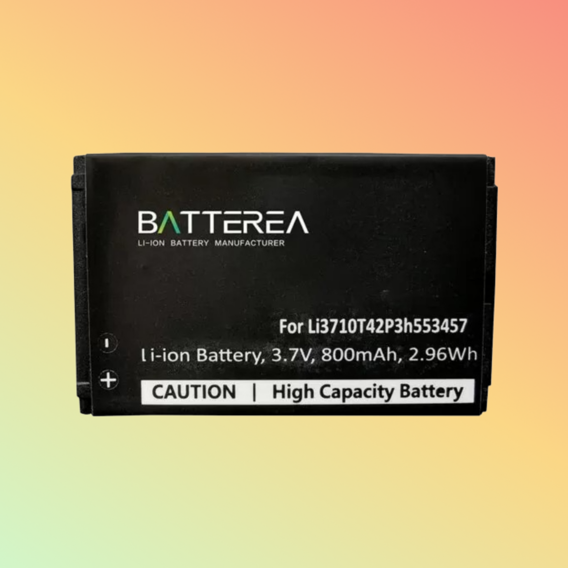BATTEREA 3.7V 800mAh replacement for ZTE N600 battery for Li3710T42P3h553457 Li-ion