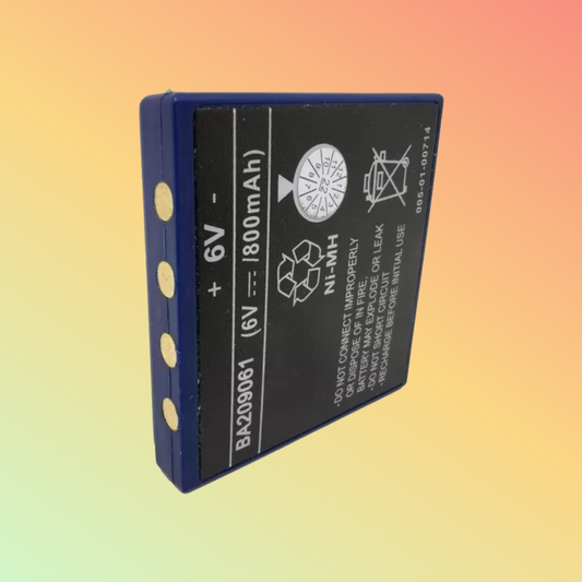BATTEREABA209061 battery for HBC Radiomatic 6V 800mAh Ni-Mh battery
