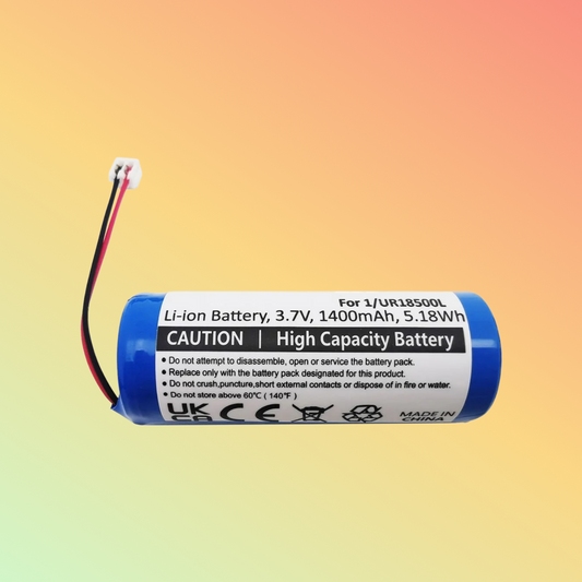 BATTEREA battery replacement for Wella Xpert HS71 replaces 1/UR18500L Li-ion 3.7V 1400mAh