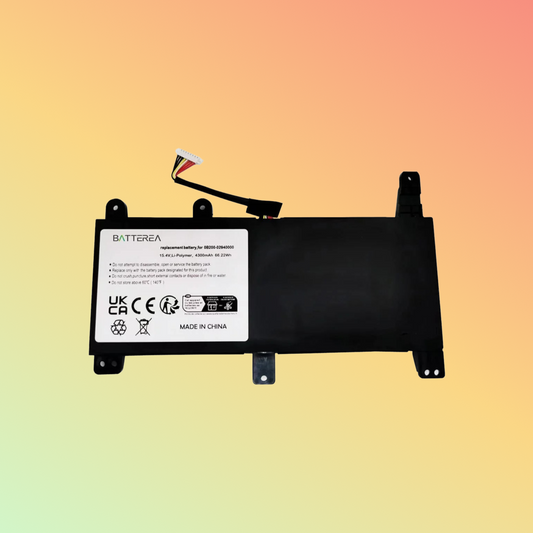 BATTEREA replacement battery for Asus ROG Strix G17 G712LW-EV251T, replaces 0B200-02940000, Li-Polymer, 15.4V, 4300mAh