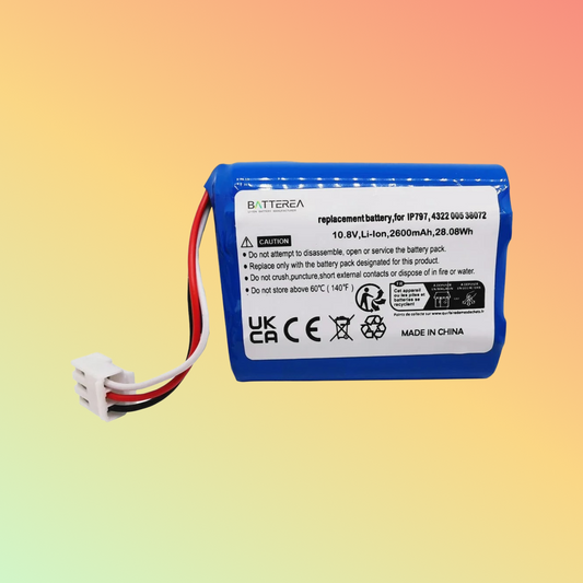 BATTEREA battery for Philips FC8007/01, replaces IP797, 4322 005 38072, without case, Li-ion 10.8V  2600mAh