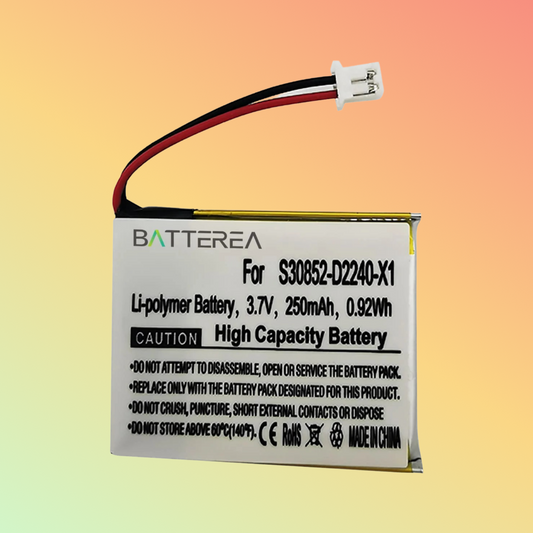BATTEREA replacement battery for Siemens Gigaset L410 replaces S30852-D2240-X1 Li-ion 3.7V 250mAh