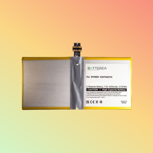 Batterea battery replacement for  Microsoft 1724 Surface 4, Surface Pro 4 replaces DYNR01 G3HTA027H Li-Polymer 7.5V 5050mAh