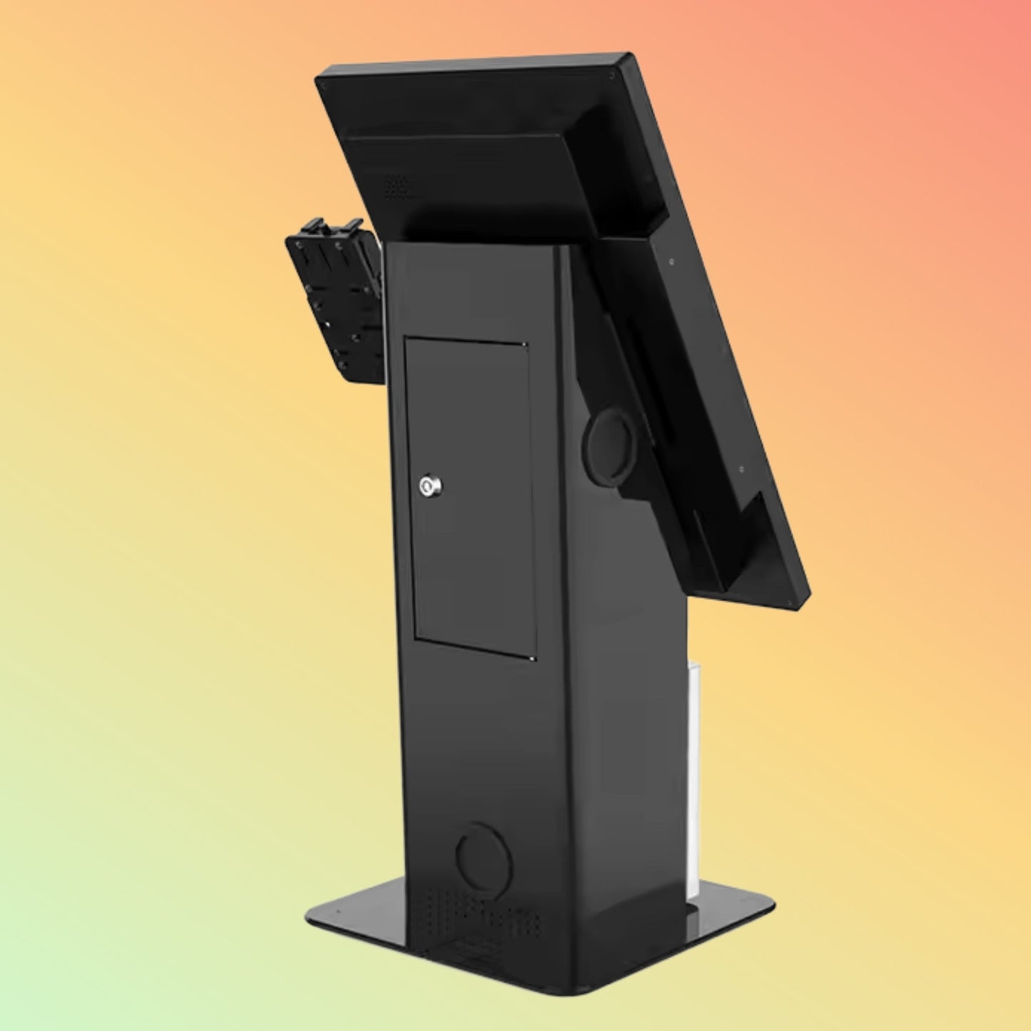 MAKEN Restaurant 21.5 Inch menu display self ordering machine self service kiosk countertop