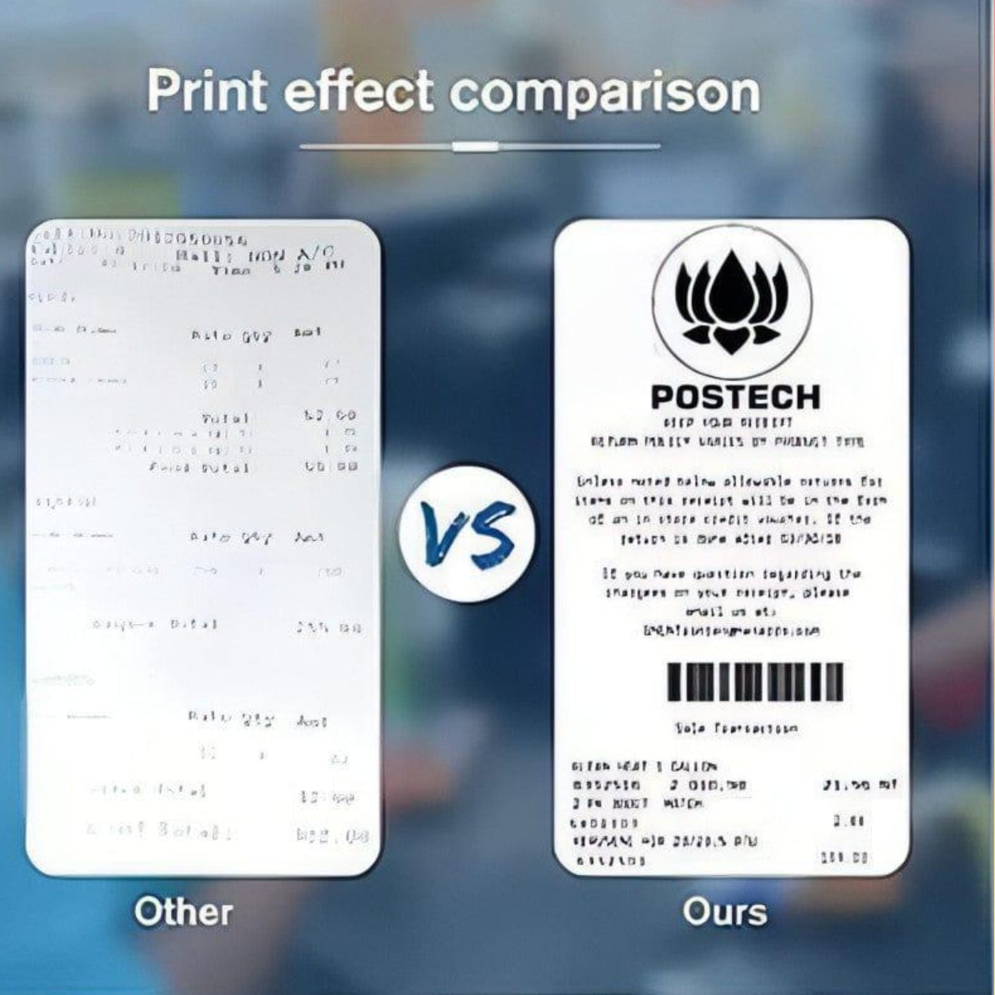 "Close-up of Postech PT-88IV-V3 auto cutter and easy paper-loading mechanism."