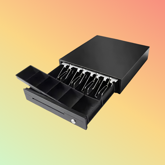 MAKAN क्लासिकल CK-410 मेटल पॉस रोलर बेयरिंग 5 बिल 8 सिक्के कैश ड्रॉअर पॉस सिस्टम