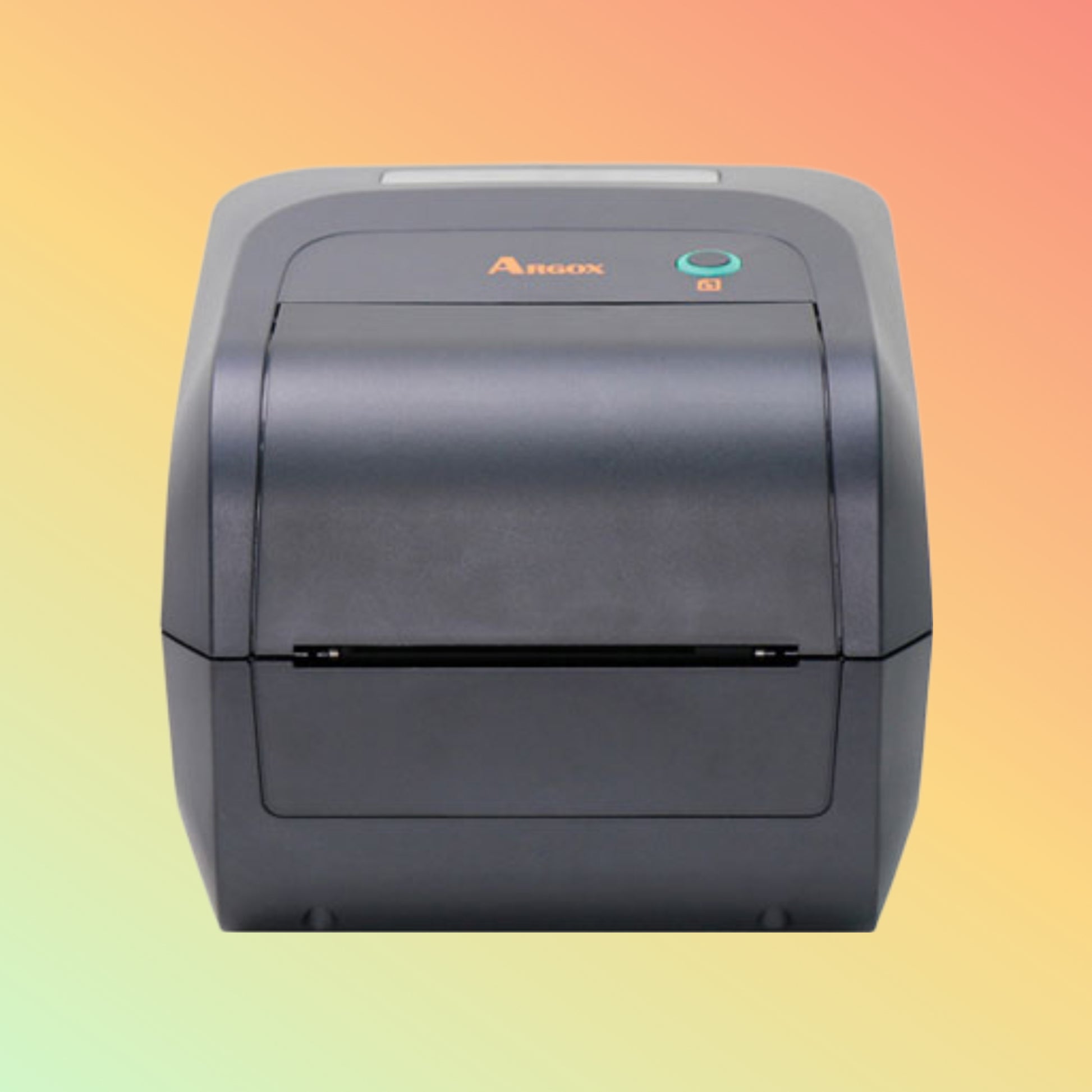 "Argox O4-250 printing high-resolution barcode labels with precision."