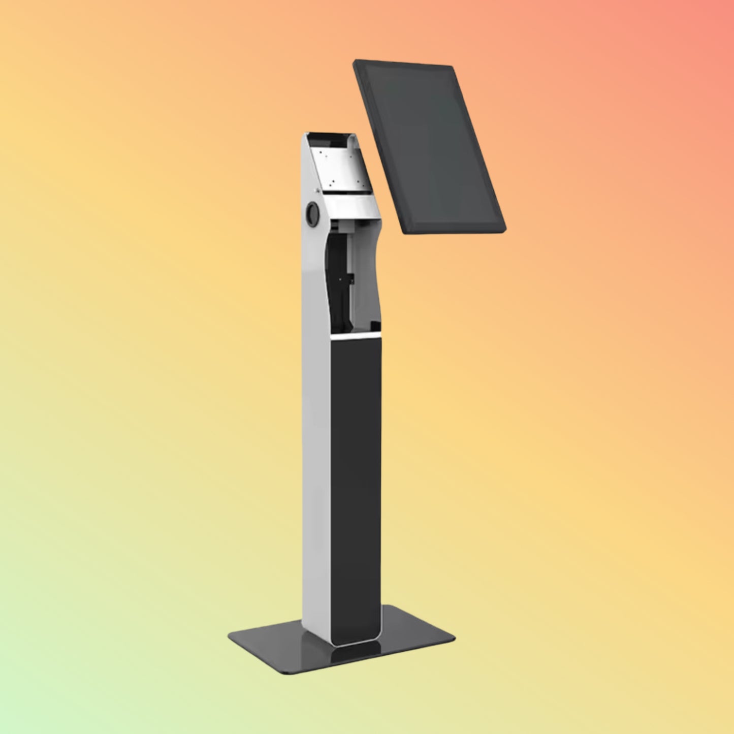 "MAKEN 27-inch Android Self-Service Kiosk with Touchscreen" – A high-resolution image displaying the sleek, modern kiosk with an interactive interface.