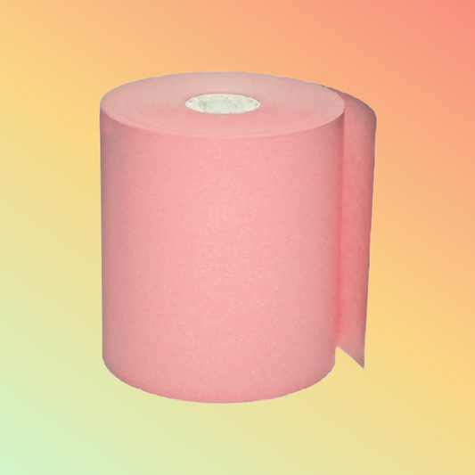 Thermal Deport 3 1/8" x 220' Pink Thermal Paper Rolls