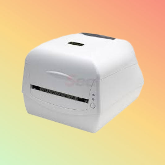 "Front view of the Argox CP-3140EX printer with multiple connectivity options."