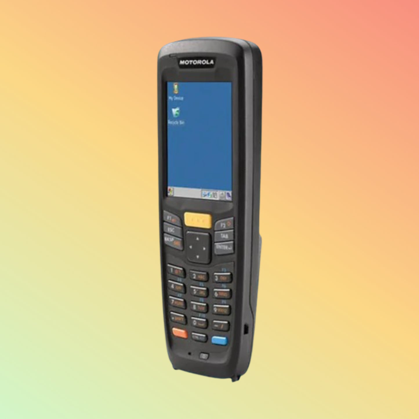 User holding MC2100 in retail inventory environment