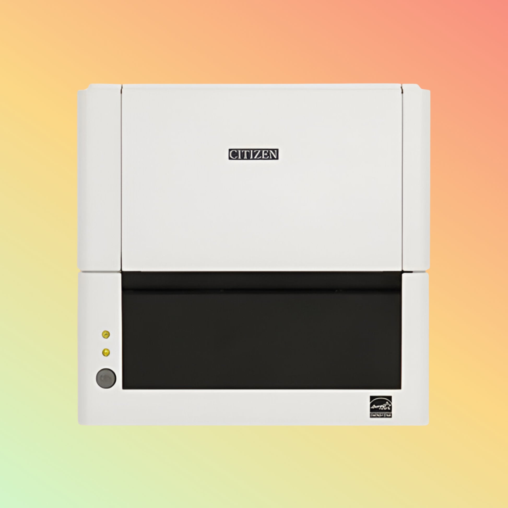 Easy-loading thermal paper roll in Citizen CL-S331 printer.