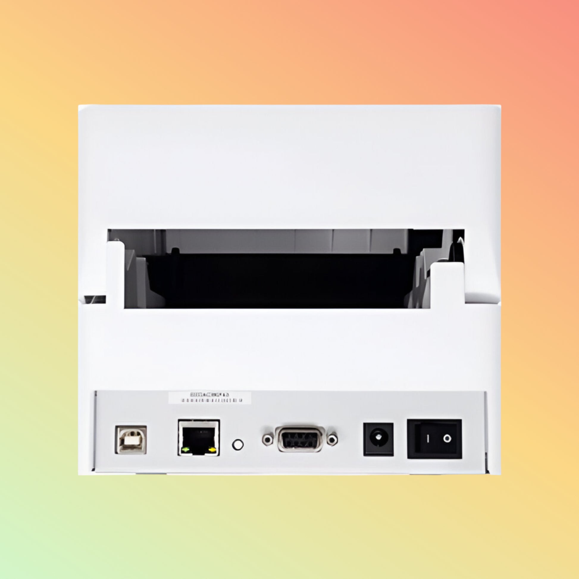 Close-up of Citizen CL-S331 printer control panel and buttons.