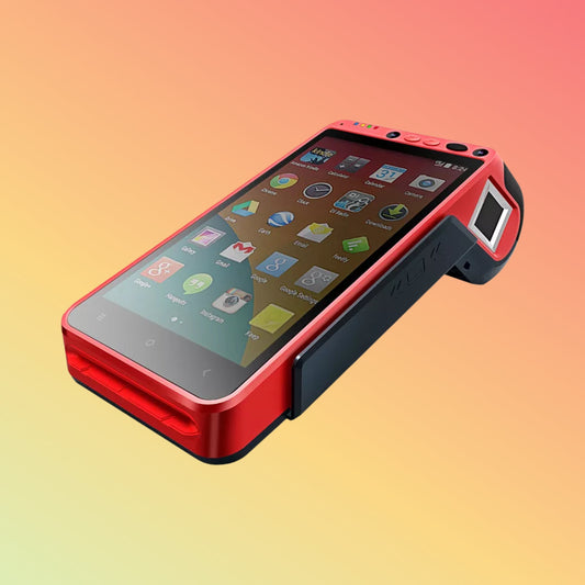 5 इंच एंड्रॉयड 7.0 मोबाइल भुगतान POS टर्मिनल बिल्ट-इन प्रिंटर Z100 के साथ