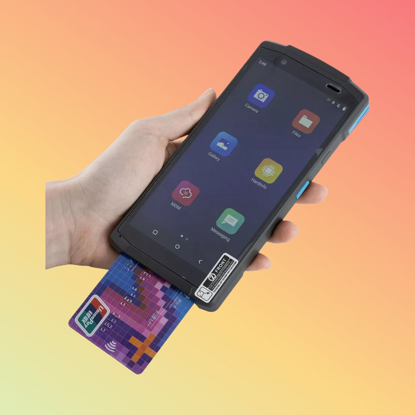 PCI EMV Mobile Smart POS MSR+NFC+Contact Card Reader Android POS Terminal HCC-CS20