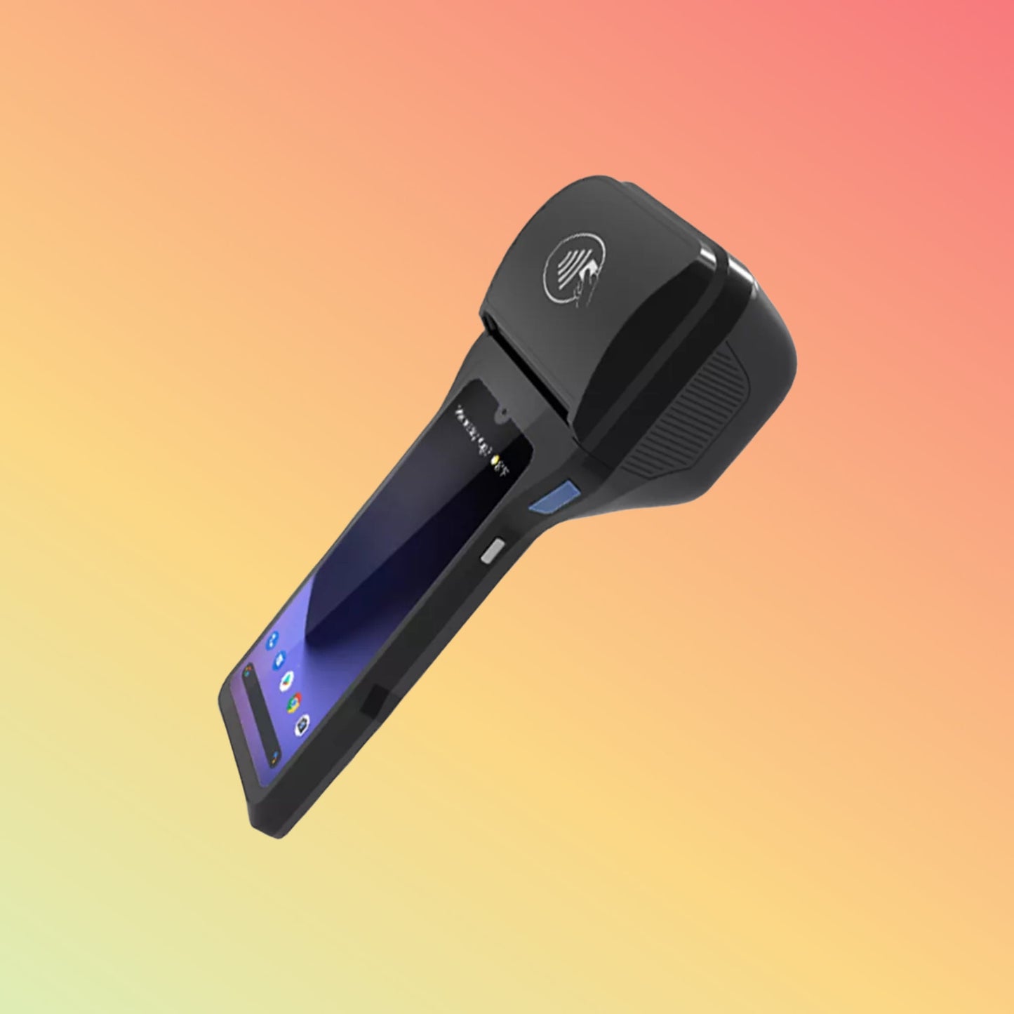 4G एंड्रॉइड 12 टच स्क्रीन 6.26 इंच पोर्टेबल पॉस डिवाइस 80 मिमी प्रिंटर Z93 के साथ