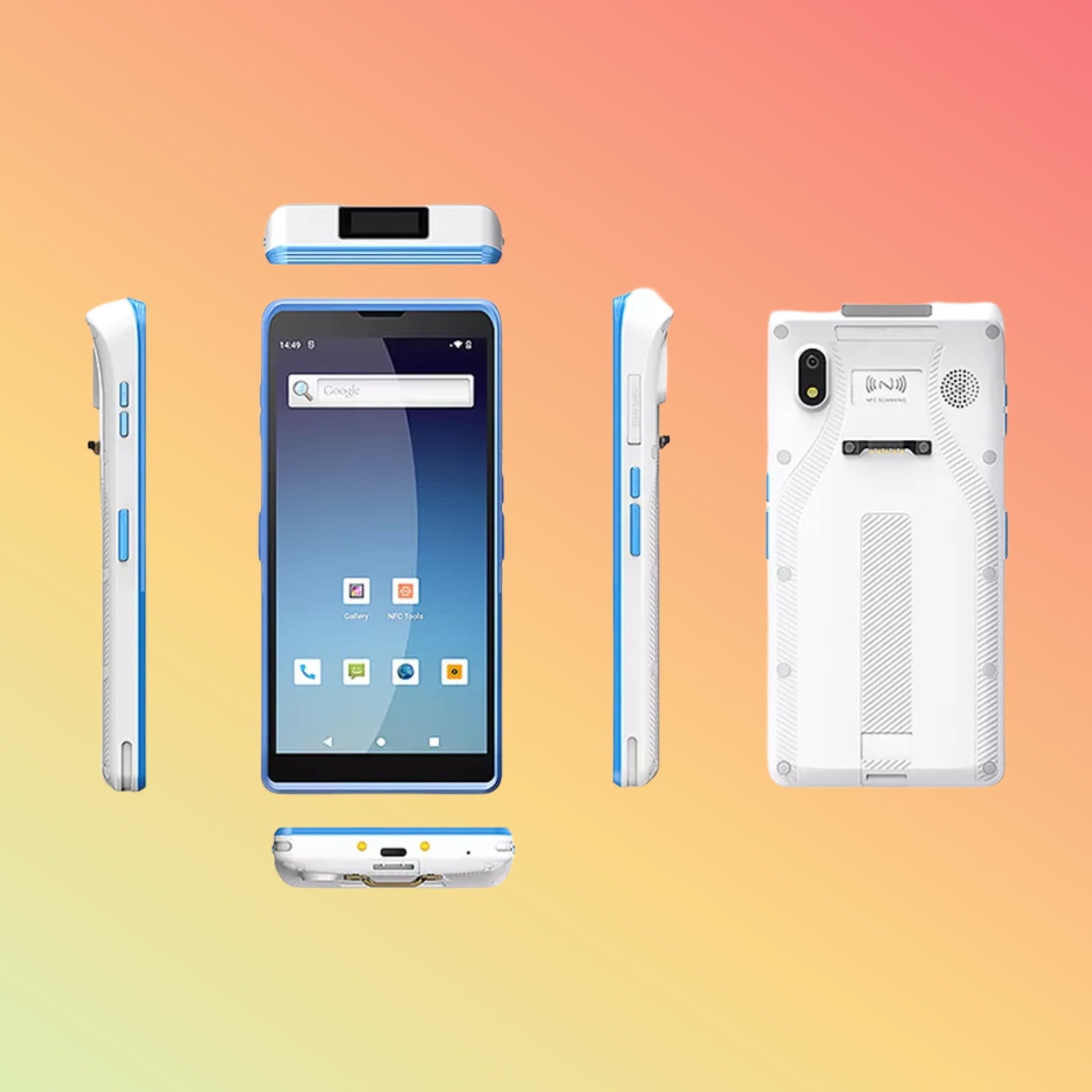 Healthcare Device Android 12 4G Wifi PDA NFC 4GB +64GB Rugged Data Collector For Medical Logistic PDA603