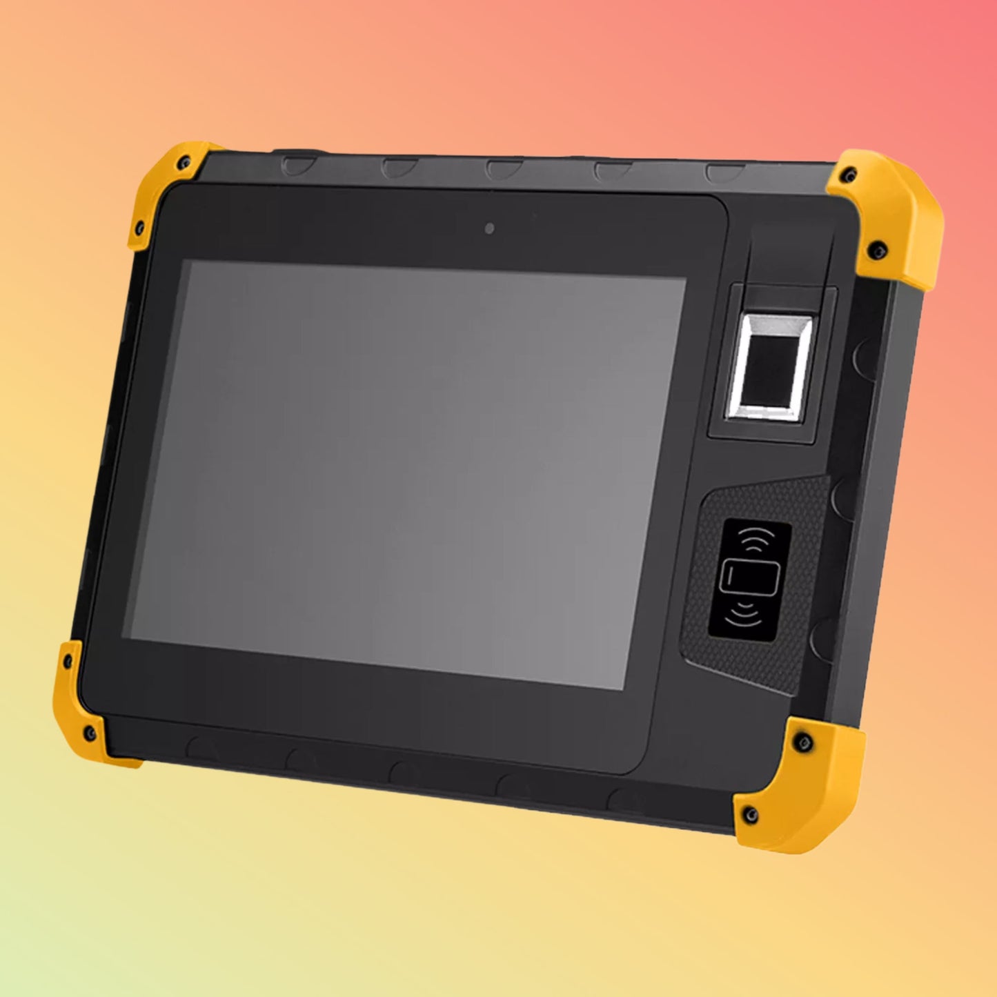 جهاز كمبيوتر لوحي صناعي يعمل بنظام أندرويد مقاس 8 بوصات NFC 4G UHF مزود بخاصية نقطة البيع مع بصمة الإصبع Z200