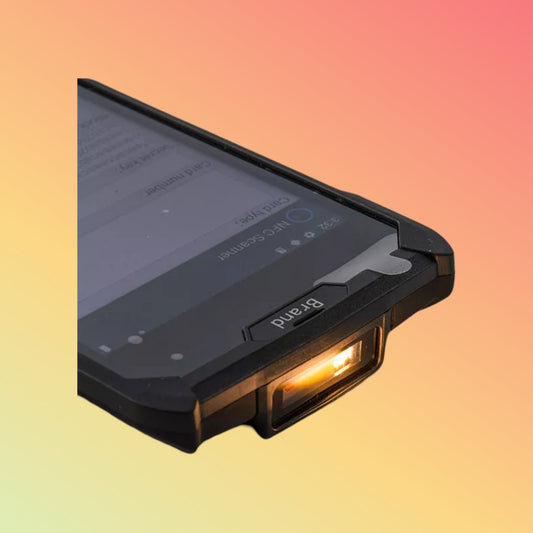 ماسح باركود صناعي أحادي/ثنائي الأبعاد يعمل بنظام بلوتوث وواي فاي وأندرويد 9.0، جهاز محمول باليد C50 Plus