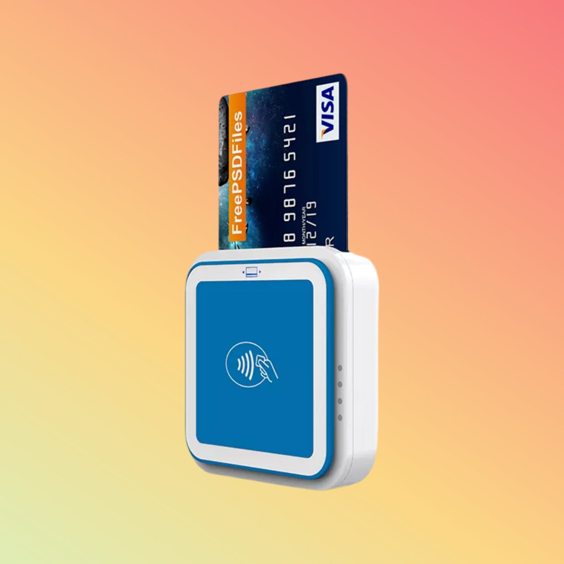 HCC PCI EMV Bluetooth Handheld 3 In 1 Smart Mobile NFC Credit Card Reader Mini Wireless Mpos I9