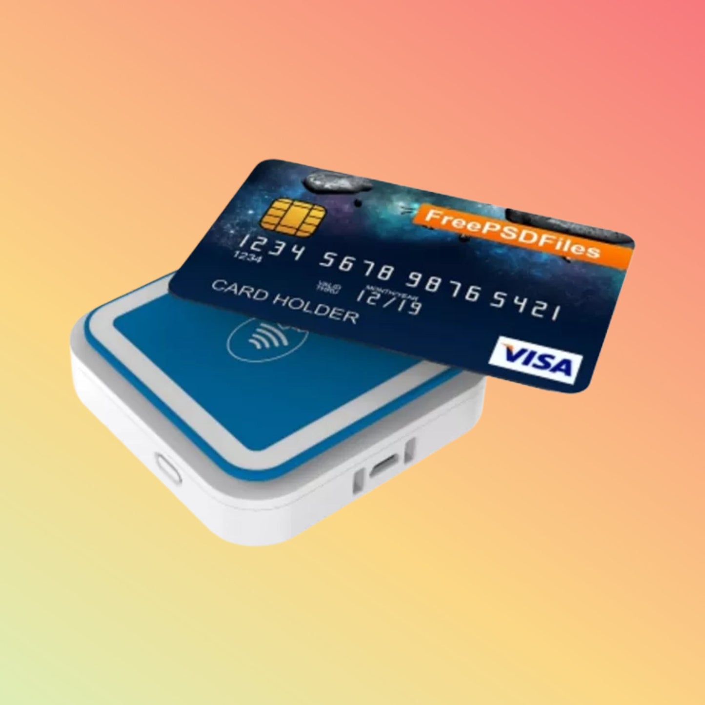 HCC PCI EMV Bluetooth Handheld 3 In 1 Smart Mobile NFC Credit Card Reader Mini Wireless Mpos I9