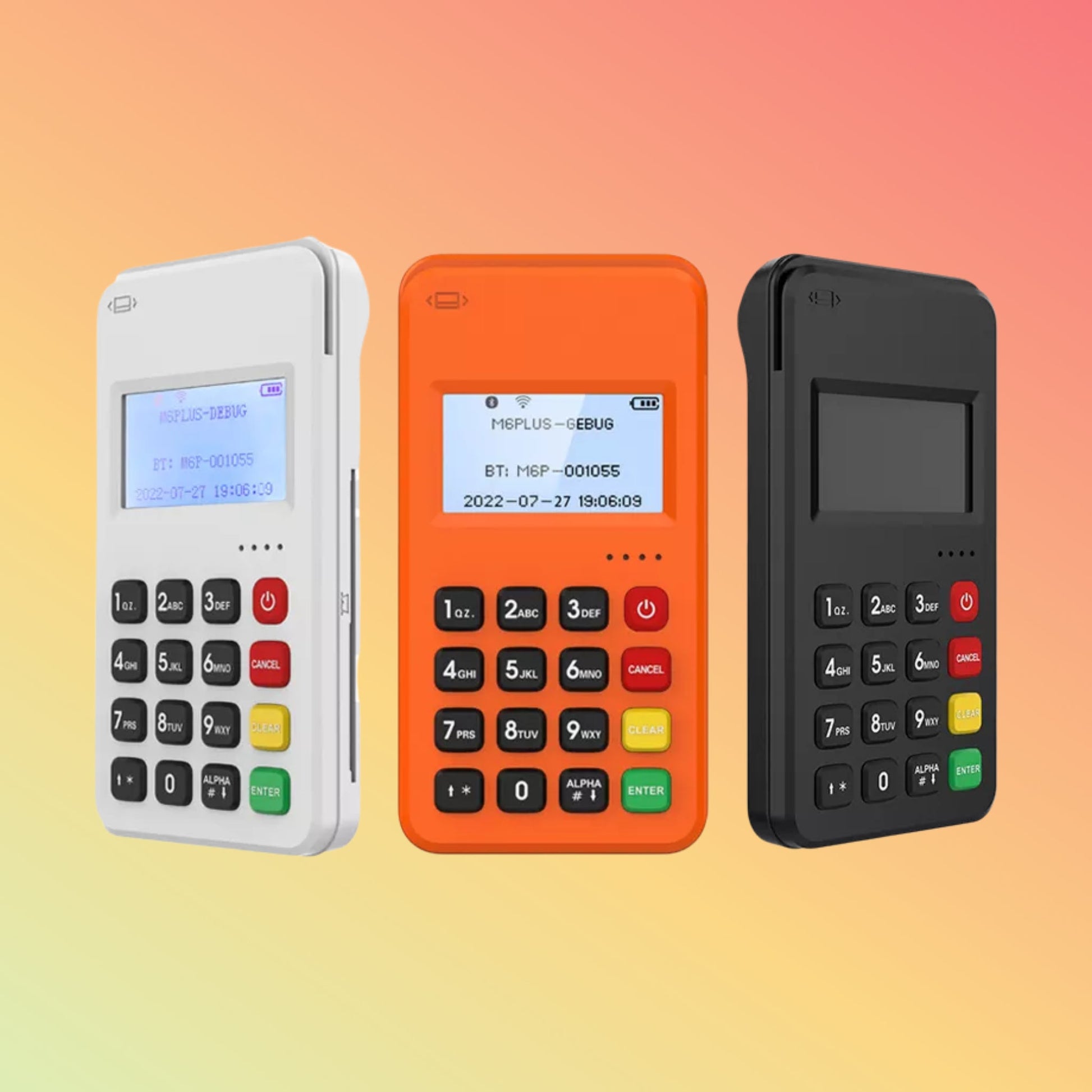 USB Bluetooth EMV PCI 3 in 1 Card Mobile Payment MPOS For E-Payment M6 PLUS