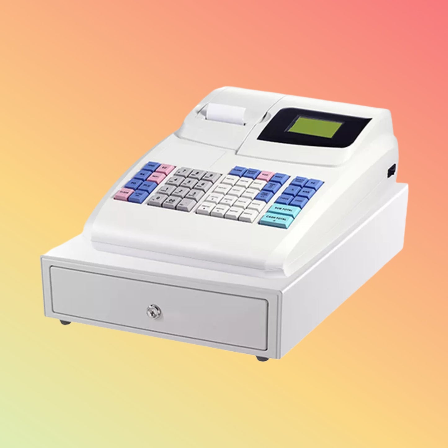 48 कुंजी स्वचालित स्मार्ट इलेक्ट्रॉनिक प्रोग्रामेबल कैश रजिस्टर 58 मिमी थर्मल प्रिंटर के साथ ECR800