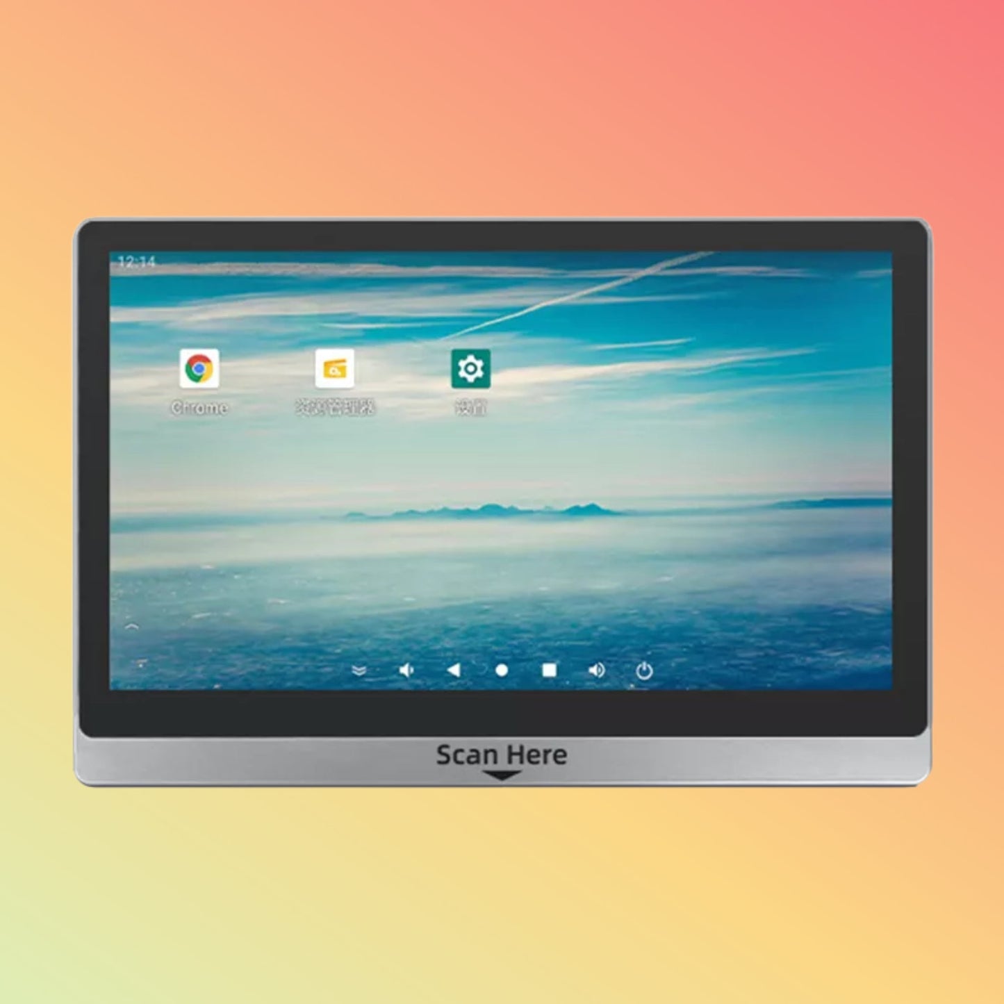 15.6-inch WiFi LAN Android 11 Price Checker with Barcode Scanning Engine ER230