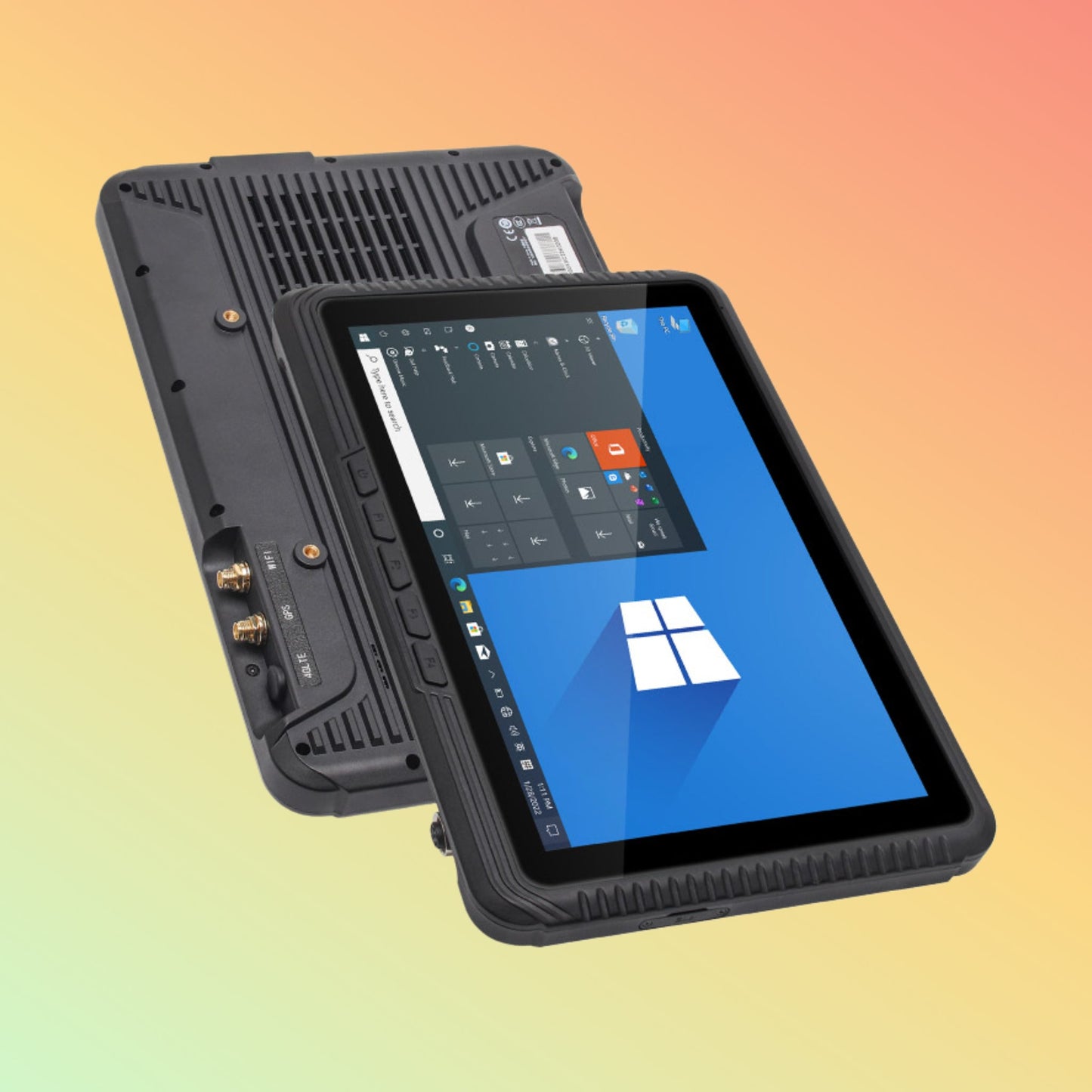 جهاز لوحي WinPad V10J بشاشة 10.1 بوصة عالية الدقة، ونظام تحديد المواقع الذكي، ونوافذ ذكية، ومناسب للمركبات المتينة