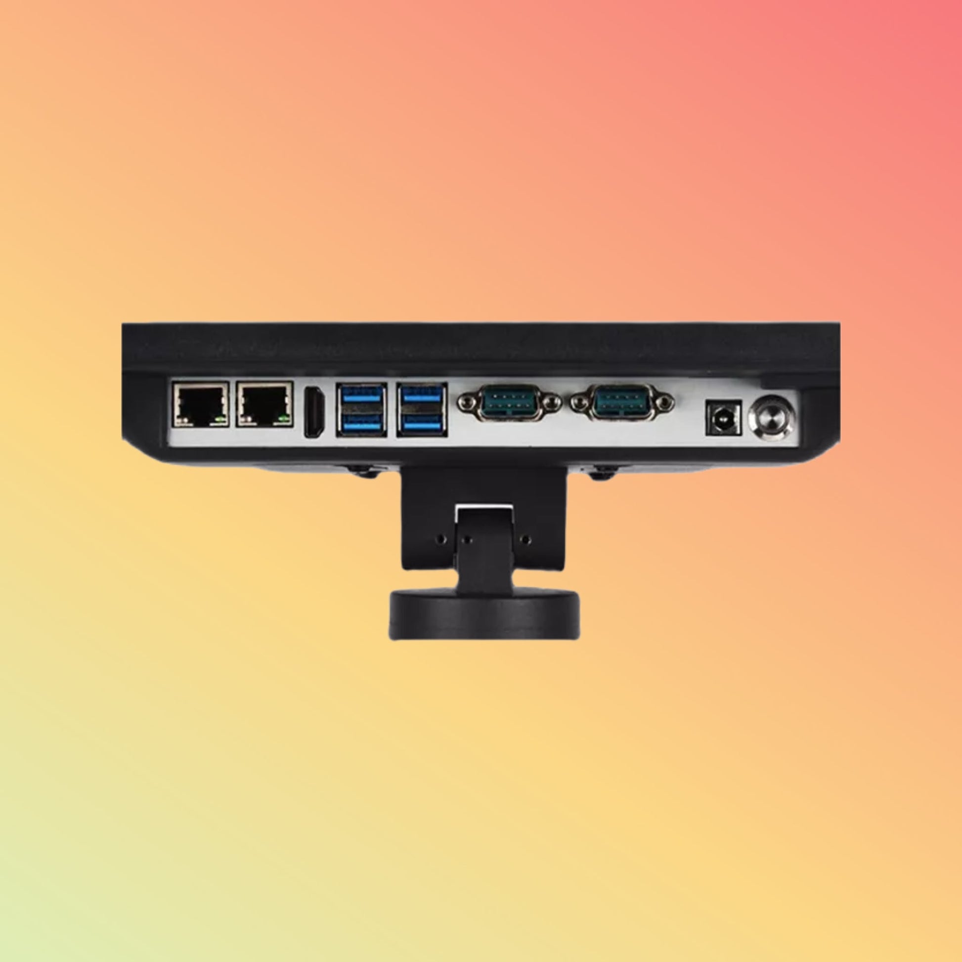 شاشة واحدة 9.7 بوصة نظام ويندوز POS PDA الكل في واحد شاشة تعمل باللمس HDMI LAN منفذ USB D970