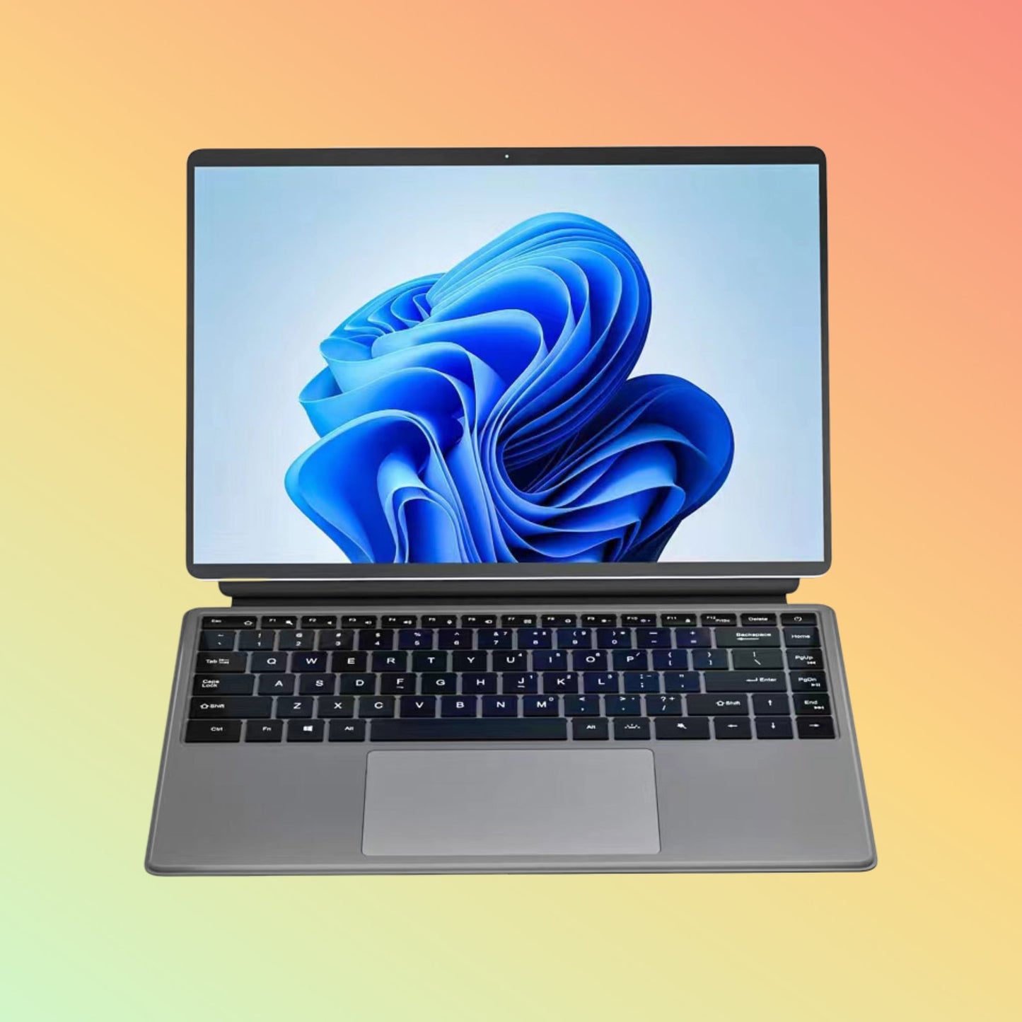 WinPad BT1408 इंटेल N100 डबल कैमरा 2 इन 1 लैपटॉप 14 इंच विंडोज टैबलेट पीसी