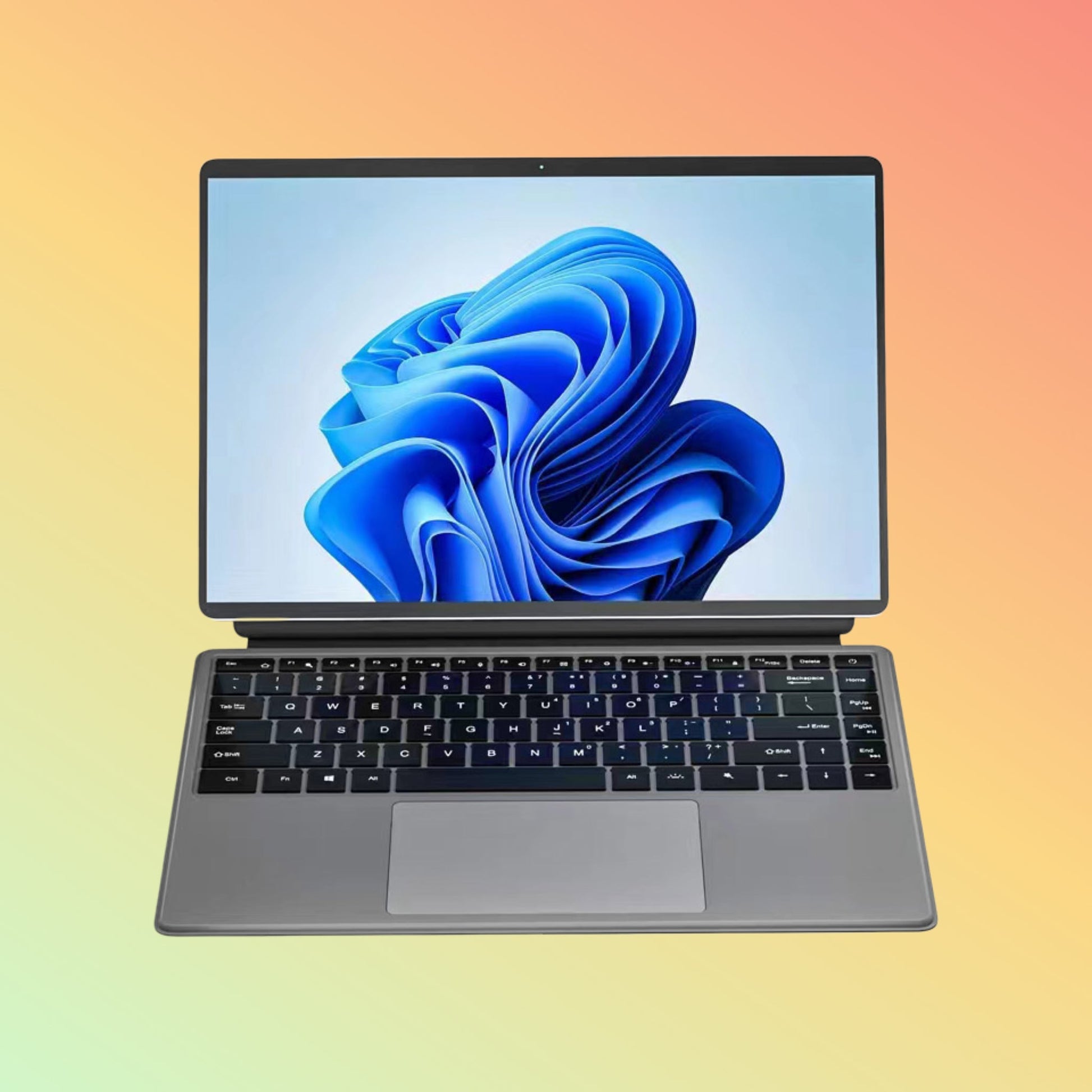 WinPad BT1408 इंटेल N100 डबल कैमरा 2 इन 1 लैपटॉप 14 इंच विंडोज टैबलेट पीसी