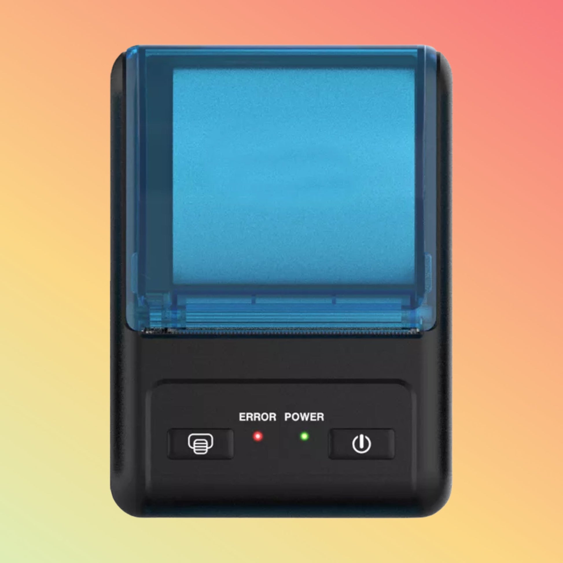 طابعة فواتير حرارية صغيرة محمولة 58 مم 5 فولت بدون حبر، مزودة بتقنية البلوتوث ومنفذ USB، طراز HCC-T12NB