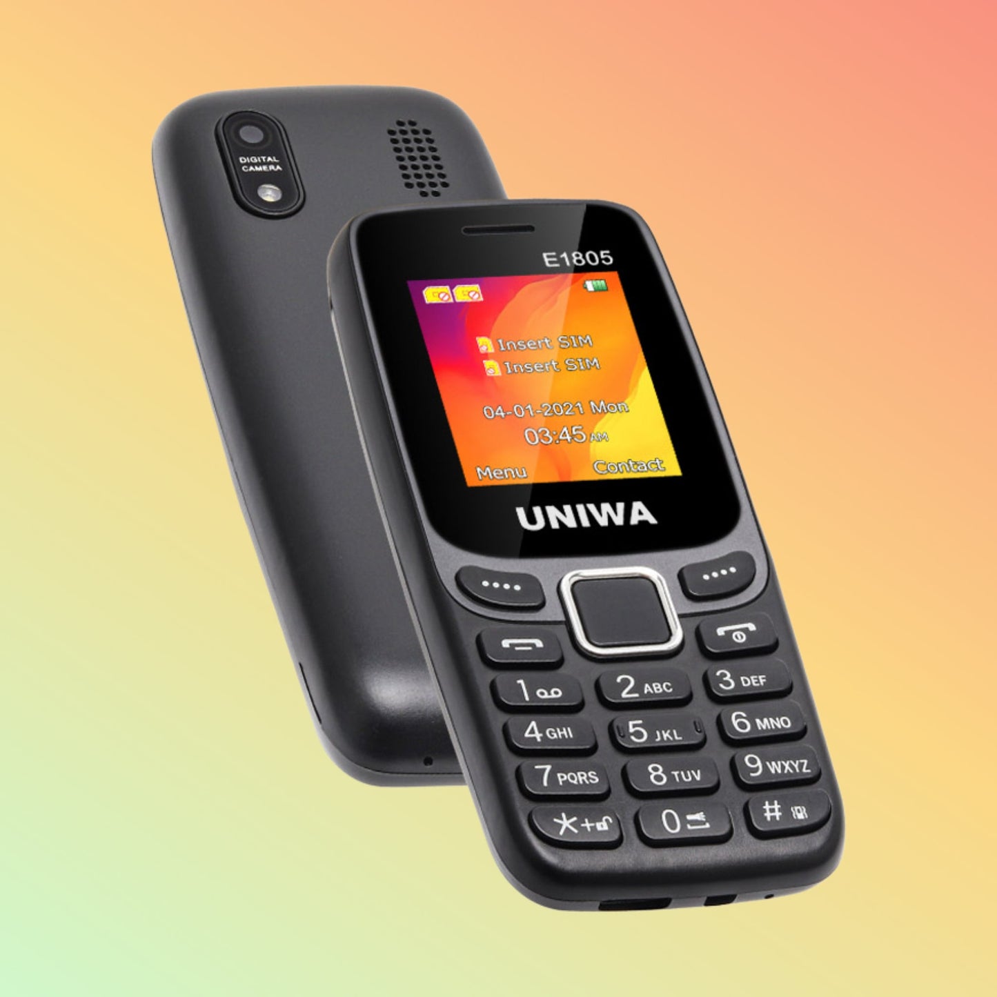 هاتف UNIWA K626 الذكي بشاشة 6 بوصات وذاكرة وصول عشوائي (RAM) سعة 32 جيجابايت وذاكرة داخلية سعة 32 جيجابايت ومزود بتقنية 4G ونظام تشغيل أندرويد 13