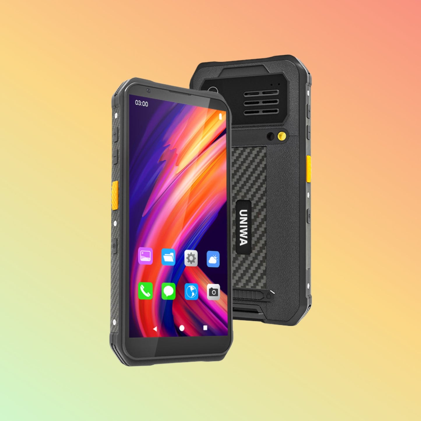 هاتف UNIWA FD004 بشاشة 1.77 بوصة وبطاقتي SIM وزر 4G