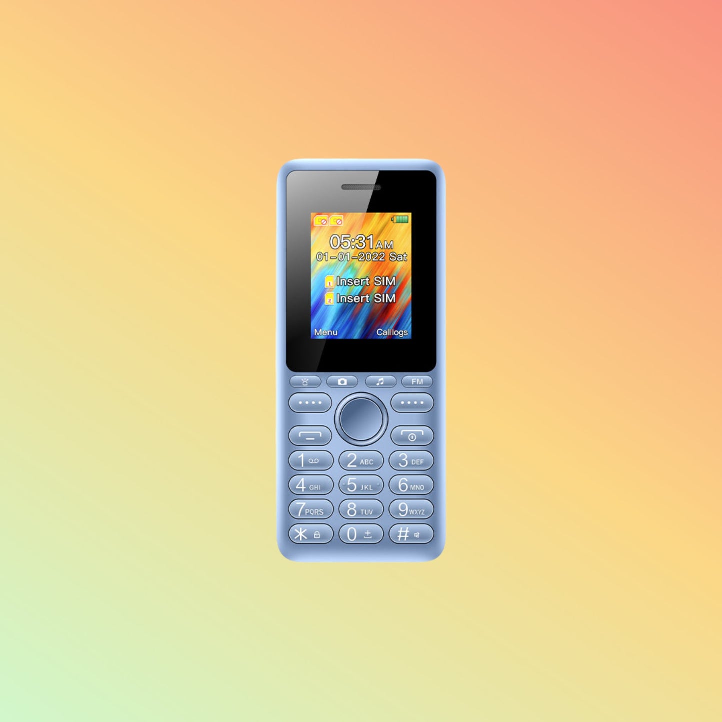 UNIWA T320E 2.4 Inches Unlocked Feature Handphone Keypad Mobile Phone