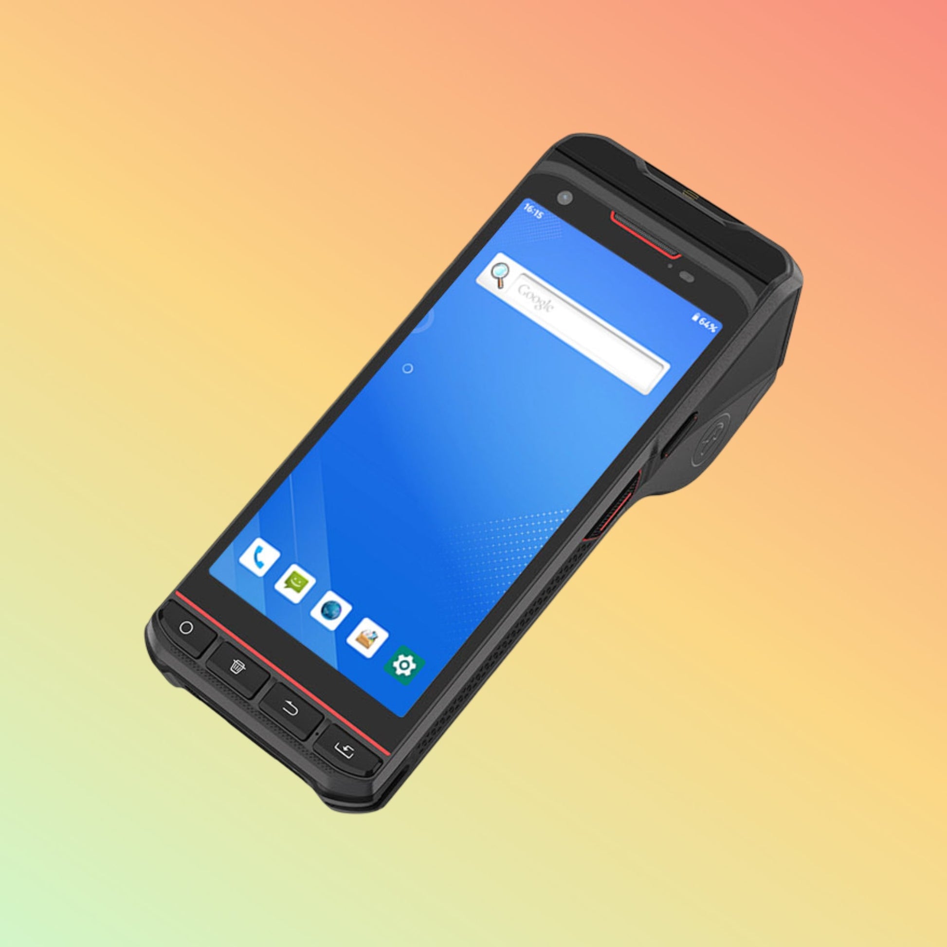 جهاز UNIWA V5P المحمول بشاشة 5.5 بوصة، مناسب للمطاعم، يعمل بنظام أندرويد