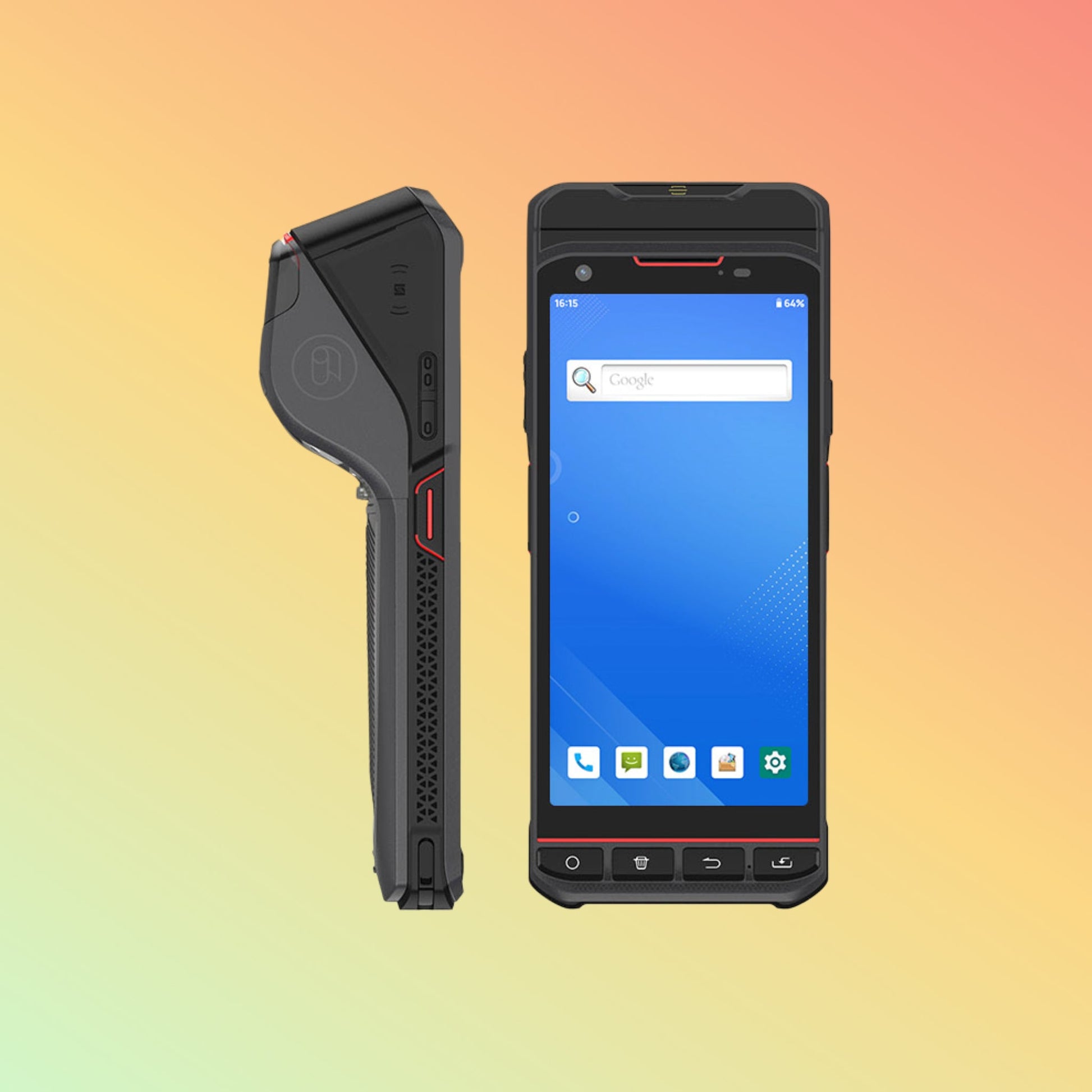 جهاز UNIWA V5P المحمول بشاشة 5.5 بوصة، مناسب للمطاعم، يعمل بنظام أندرويد