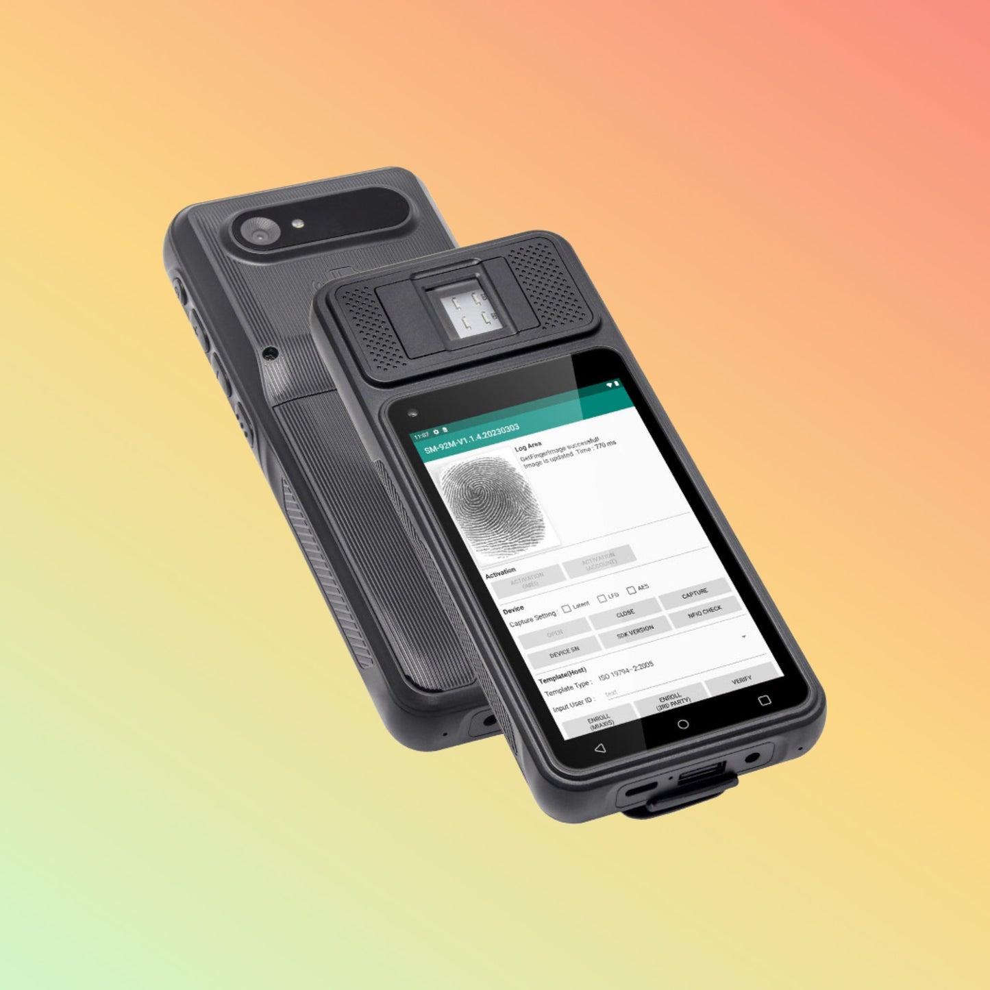 UNIWA F501 ماسح الباركود المحمول للهواتف المحمولة