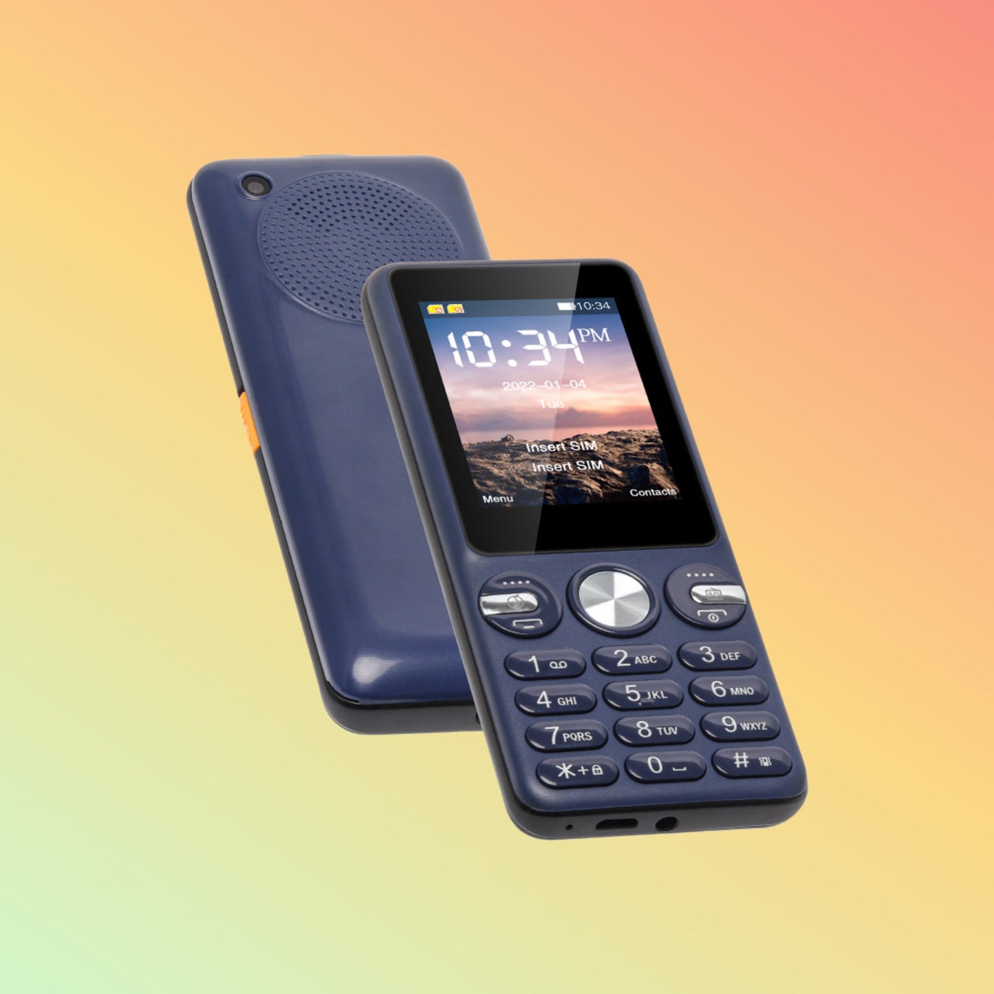 هاتف ECON E5091 PRO بشاشة 1.77 أو 2.4 بوصة، ثنائي الشريحة، يدعم تقنية 2G، ولوحة مفاتيح