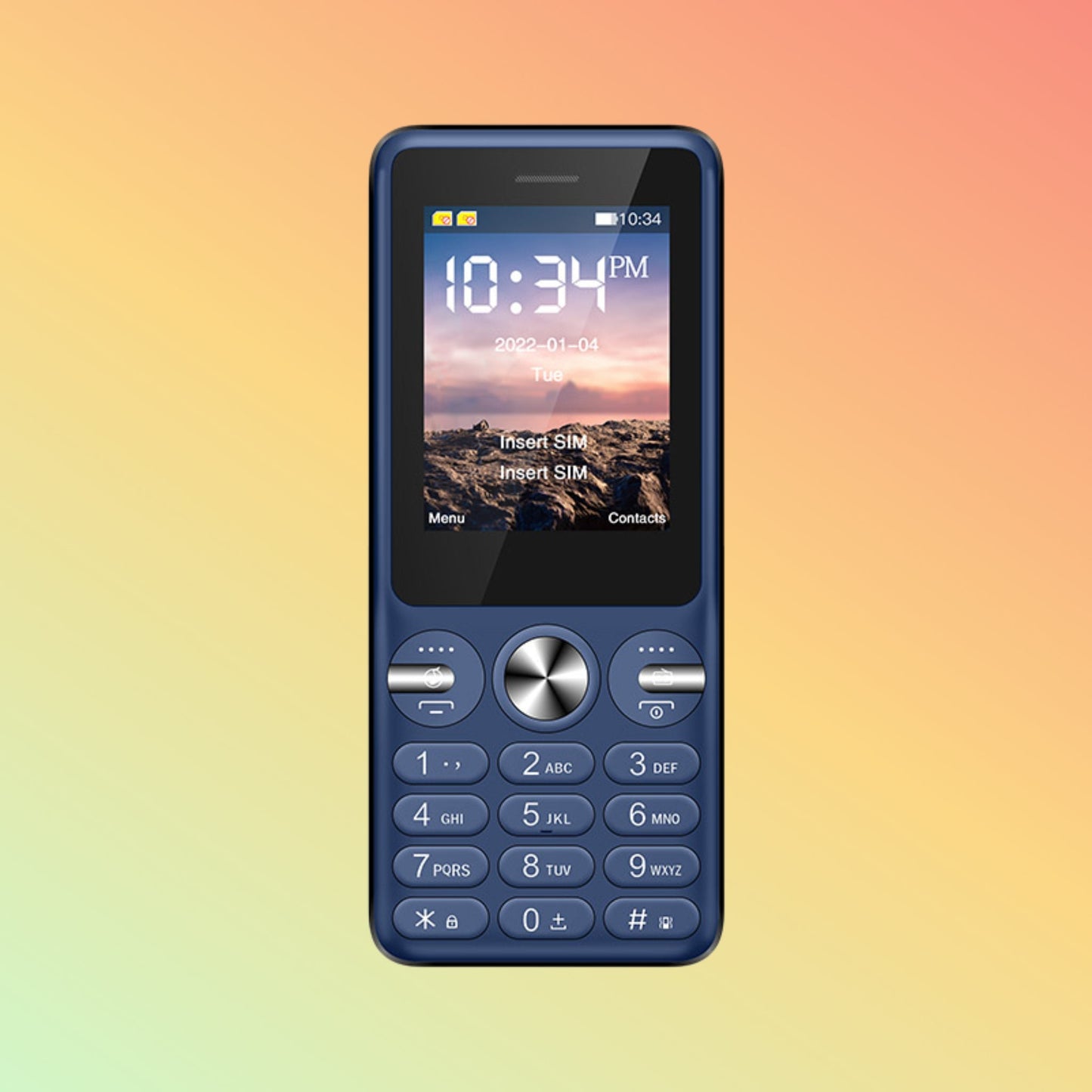 هاتف ECON E5091 PRO بشاشة 1.77 أو 2.4 بوصة، ثنائي الشريحة، يدعم تقنية 2G، ولوحة مفاتيح