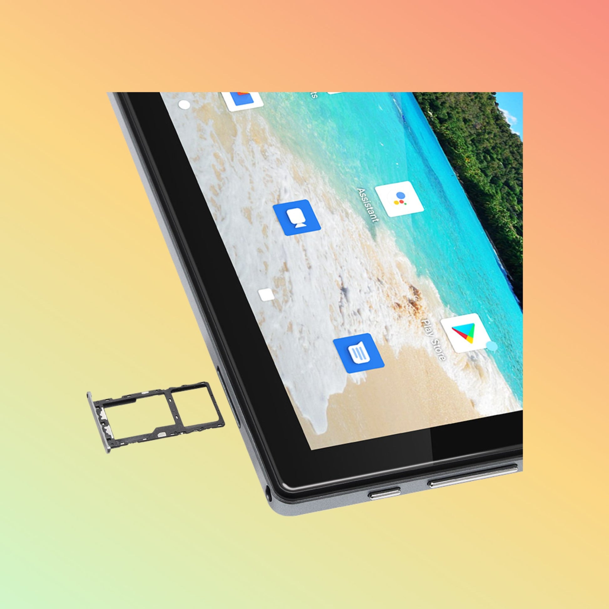 UTAB M1010L شاشة IPS مقاس 10.1 بوصة 8.5 مم، جهاز لوحي رفيع للغاية، إصدار عالمي، يدعم نظام أندرويد 4G