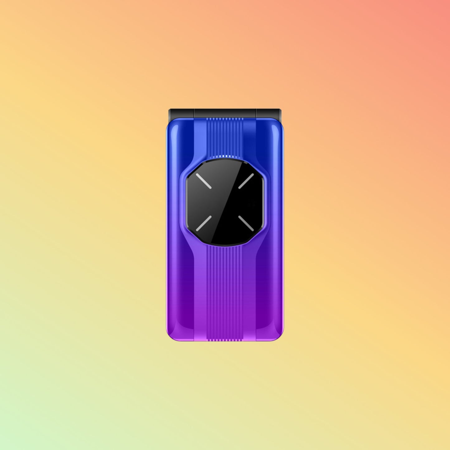هاتف UNIWA F110 بشاشة 2.4 بوصة وأزرار كبيرة وقابل للطي