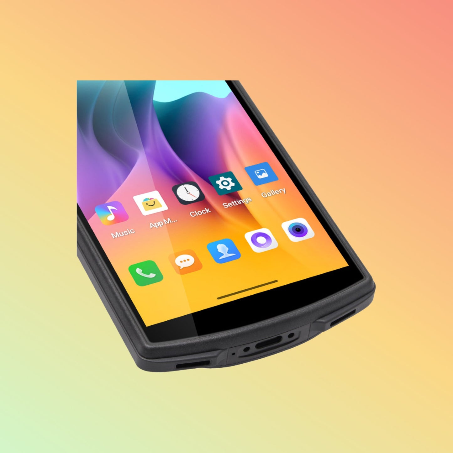 جهاز اتصال لاسلكي UNIWA F60 مقاس 2.8 بوصة IP68 4G POC مزود بخاصية NFC وزر SOS