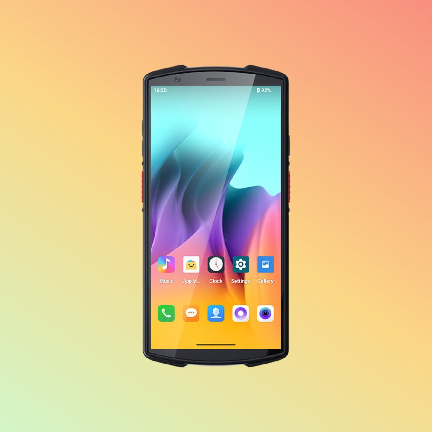 جهاز اتصال لاسلكي UNIWA F60 مقاس 2.8 بوصة IP68 4G POC مزود بخاصية NFC وزر SOS