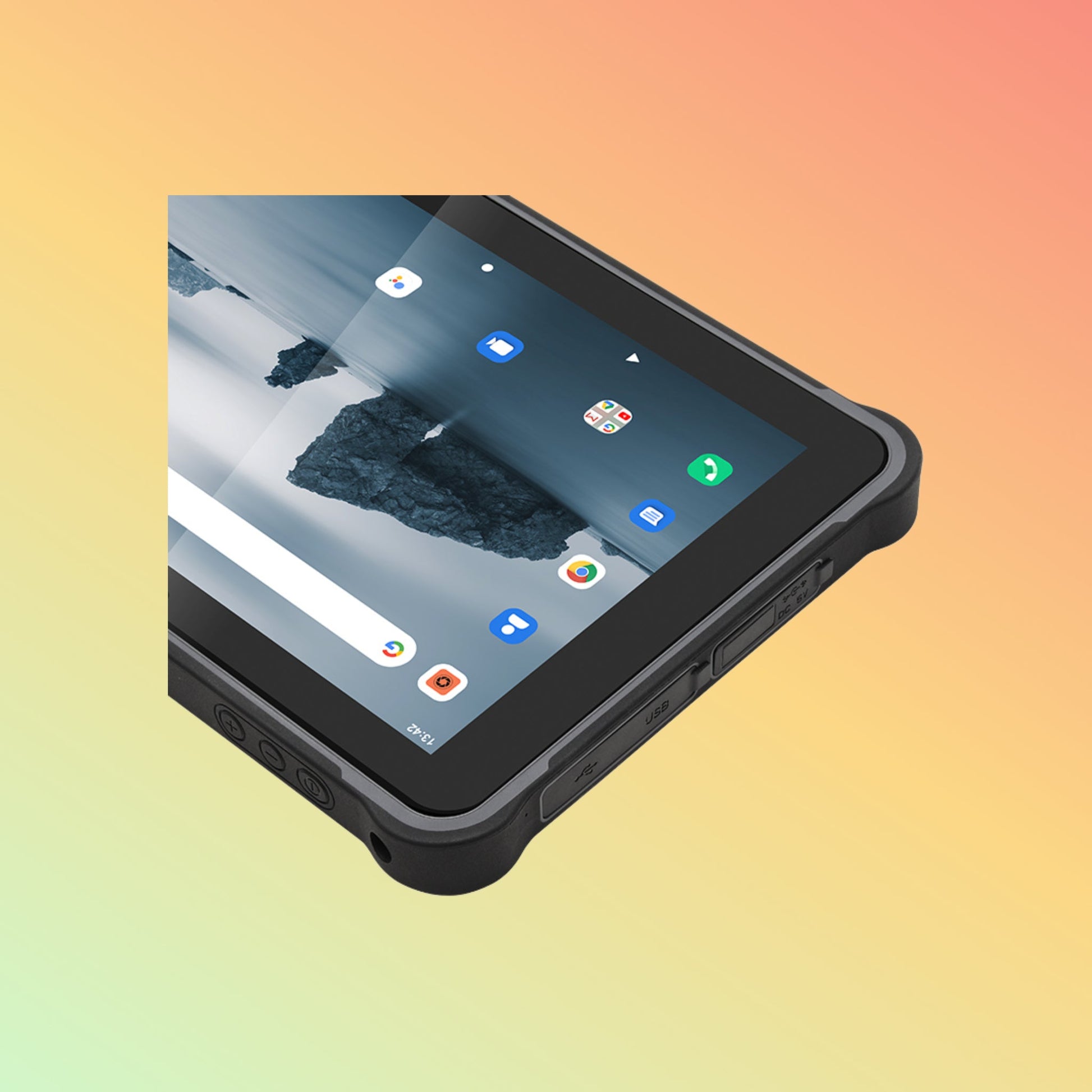 تابلت UTAB T11 PRO الصناعي المتين بشاشة 10.1 بوصة وذاكرة وصول عشوائي (RAM) بسعة 4 جيجابايت/64 جيجابايت ومزود بنظام تشغيل أندرويد RJ45