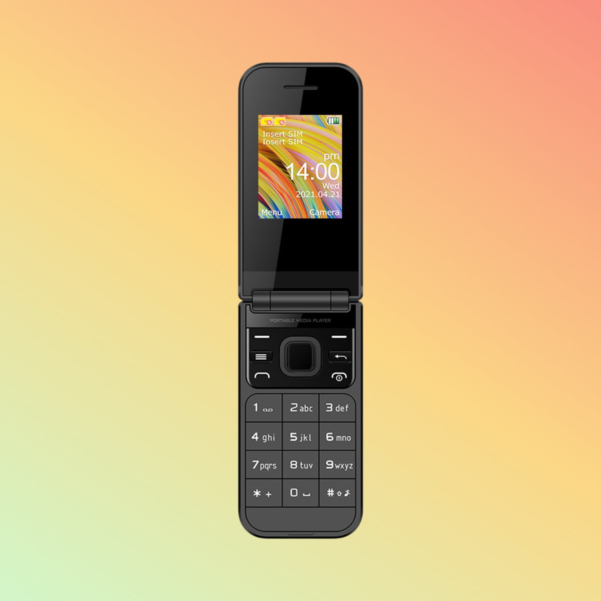 هاتف محمول UNIWA F2720 مفتوح بأربعة نطاقات وشريحتي اتصال ولوحة مفاتيح أنيقة