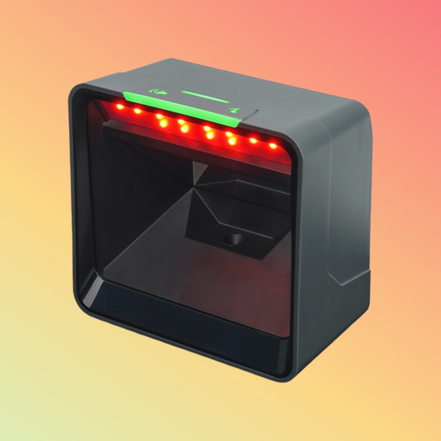 2D Omnidirectional Desktop code bar reader pdf wired USB RS232 Barcode Scanner