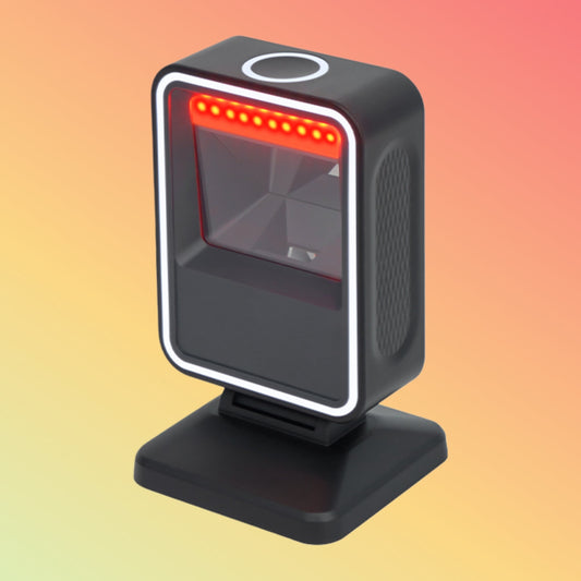 1280*1024 DP938 Hands Free 2D QR Code Reader Omnidirectional Barcode Scanner With USB Cable