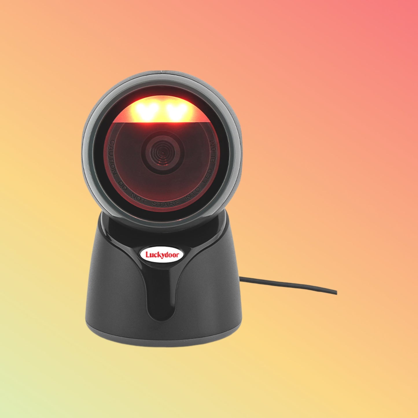 L600E Hands Free 2D QR Code Reader Omnidirectional Barcode Scanner With USB Cable